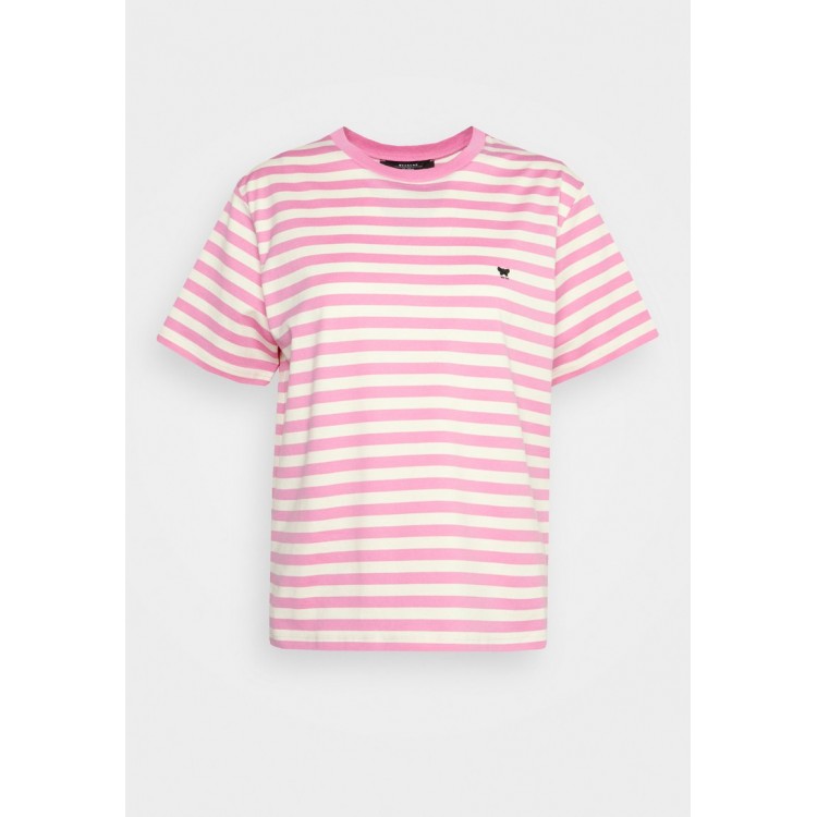 Kobiety T SHIRT TOP | WEEKEND MaxMara ADEPTO - T-shirt z nadrukiem - peonia/różowy - HG21480