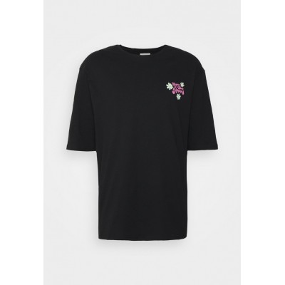 Kobiety T_SHIRT_TOP | YOURTURN GRAPHIC T-SHIRT UNISEX - T-shirt z nadrukiem - black/czarny - VN20806