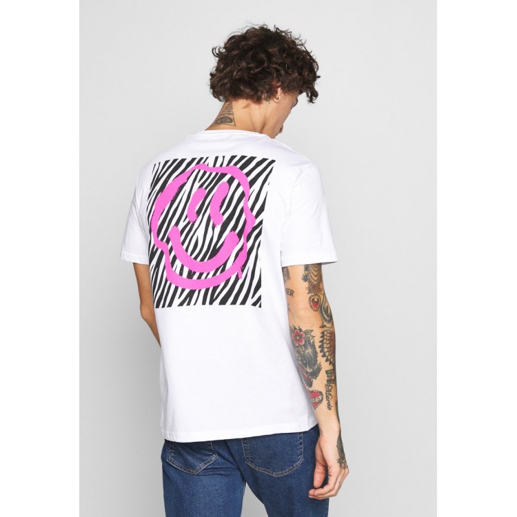 Kobiety T SHIRT TOP | YOURTURN T-shirt z nadrukiem - white/biały - VX53117