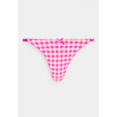 Kobiety UNDERPANT | Playful Promises DAISY THONG - Stringi - pink/white/różowy - NM59485