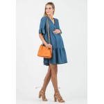 Kobiety DRESS | Attesa Maternity KLIZIA - Sukienka jeansowa - blue denim/niebieski denim - IB94683
