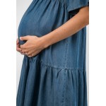 Kobiety DRESS | Attesa Maternity KLIZIA - Sukienka jeansowa - blue denim/niebieski denim - IB94683
