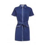 Kobiety DRESS | Cache Cache GERADES - Sukienka jeansowa - denim stone/szaroniebieski - DP22750