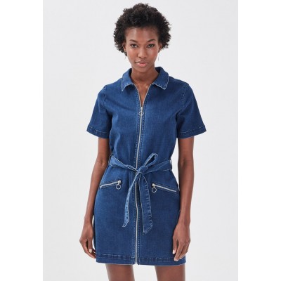 Kobiety DRESS | Cache Cache GERADES  - Sukienka jeansowa - denim stone/szaroniebieski - DP22750