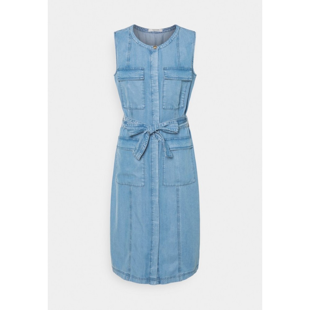 Kobiety DRESS | comma casual identity Sukienka jeansowa - blue/niebieski - GN64093