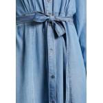 Kobiety DRESS | Cream VINCACR DRESS - Sukienka jeansowa - blue denim/niebieski denim - EL17080