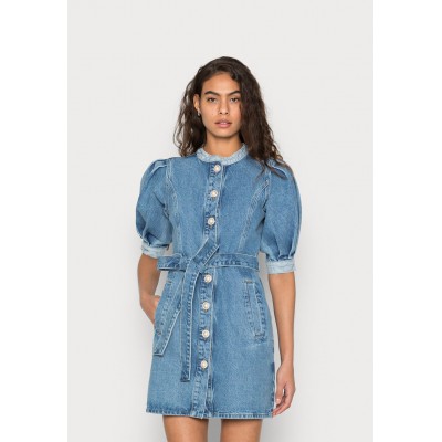 Kobiety DRESS | Custommade JOSE - Sukienka jeansowa - kentucky blue/niebieski denim - MS11338