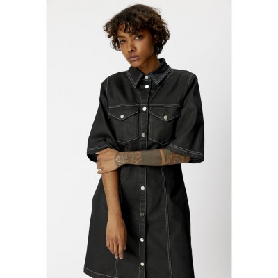 Kobiety DRESS | Gestuz AUDAGZ  - Sukienka jeansowa - black/czarny - ED34077