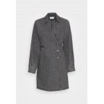 Kobiety DRESS | Gestuz GLENDAG SHORT DRESS - Sukienka jeansowa - washed light grey/jasnoszary - EC11283