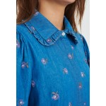 Kobiety DRESS | Nümph NUDOSS - Sukienka jeansowa - medium blue denim/niebieski denim - CK05952
