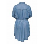 Kobiety DRESS | ONLY Carmakoma Sukienka jeansowa - medium blue denim/niebieski denim - ZI63797