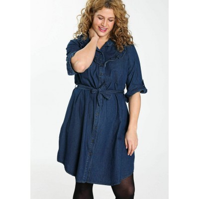 Kobiety DRESS | Paprika Sukienka jeansowa - bluedenim/czarnoniebieski denim - UJ63309