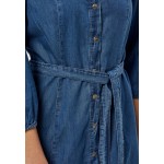 Kobiety DRESS | PEPPERCORN Sukienka jeansowa - dark blue/granatowy - QD93810