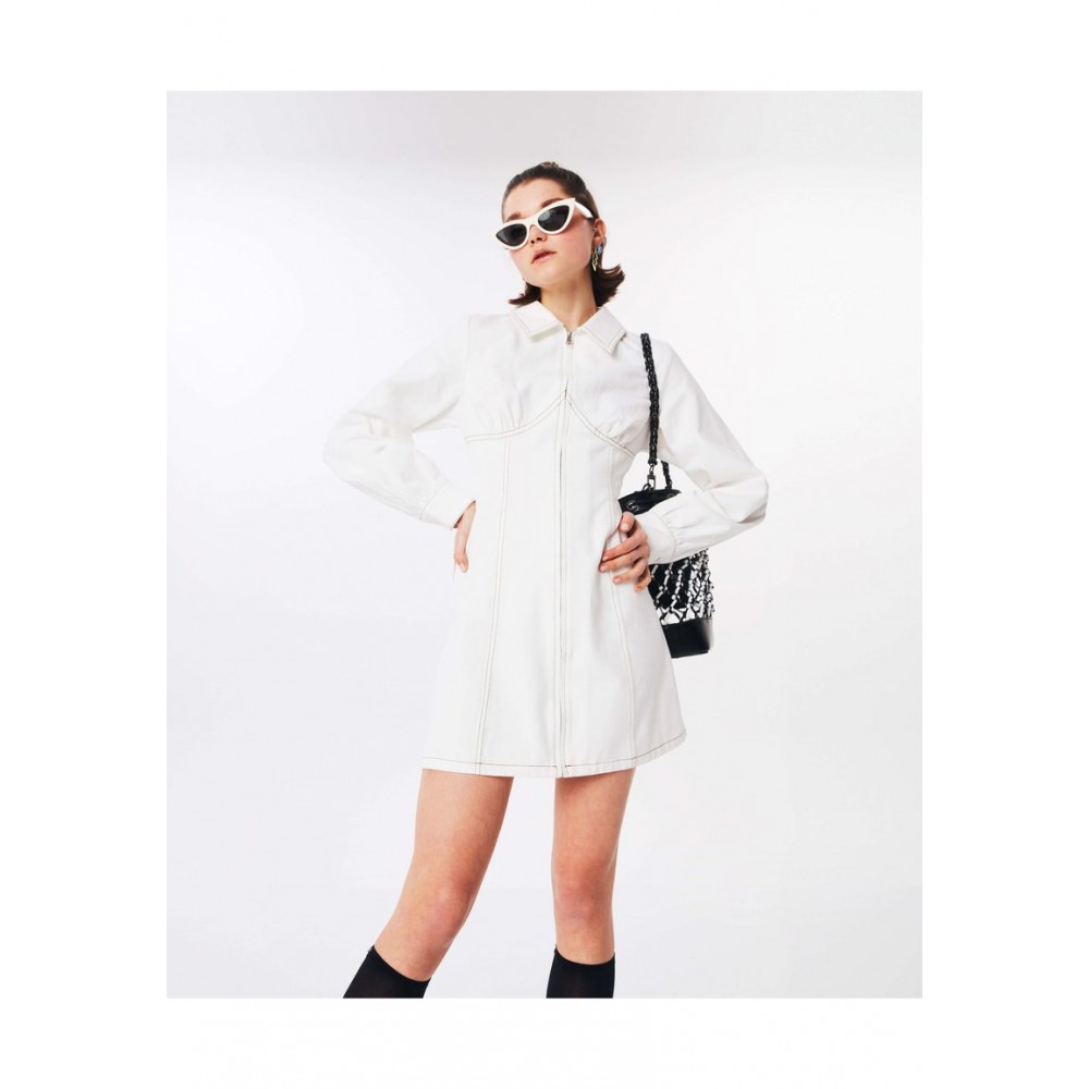 Kobiety DRESS | Twist Sukienka jeansowa - off white/mleczny - MC60684