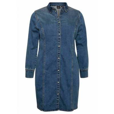 Kobiety DRESS | Vero Moda Curve Sukienka jeansowa - medium blue denim/granatowy - RM70536