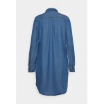 Kobiety DRESS | Vero Moda VMSILLA SHORT DRESS MIX - Sukienka jeansowa - medium blue denim/niebieski denim - HP55410