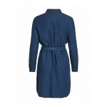 Kobiety DRESS | VILA PETITE VIBISTA - Sukienka jeansowa - dark blue denim/niebieski denim - MW51436