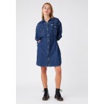 Kobiety DRESS | Wrangler Sukienka jeansowa - dark indigo/niebieski denim - SU66299