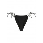 Kobiety BEACH TROUSER | Bershka Dół od bikini - black/czarny - LZ91058