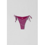 Kobiety BEACH TROUSER | Bershka SHINY - Dół od bikini - dark purple/ciemnoliliowy - VL41074