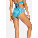 Kobiety BEACH TROUSER | Feba Swimwear Dół od bikini - niebieskie w paski/jasnoniebieski - BX09002