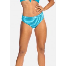 Kobiety BEACH_TROUSER | Feba Swimwear Dół od bikini - niebieskie w paski/jasnoniebieski - BX09002