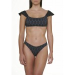Kobiety BEACH TROUSER | KARL LAGERFELD Dół od bikini - black/czarny - RC44038