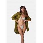 Kobiety BEACH TROUSER | La Michaux LUCIA - Dół od bikini - gold stripe/złoty - QY21151