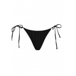 Kobiety BEACH TROUSER | OYSHO SLIM BRAZILIAN - Dół od bikini - black/czarny - HU39918