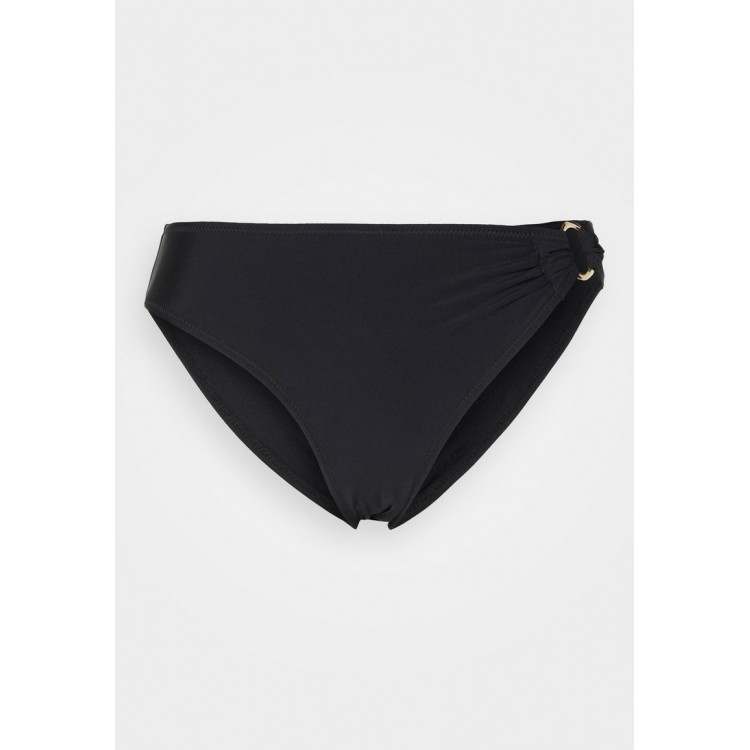 Kobiety BEACH TROUSER | Pour Moi SAMOA RING DETAIL BRIEF - Dół od bikini - black/czarny - SX88542