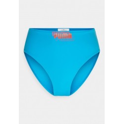 Kobiety BEACH_TROUSER | Puma SWIM WOMEN HIGH WAIST BRIEF - Dół od bikini - blue combo/niebieski - IH88880