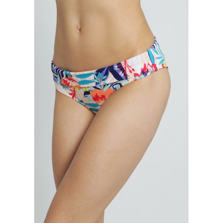Kobiety BEACH TROUSER | Roxy SCOOTER - Dół od bikini - canary islands flora/white/wielokolorowy - YP02509