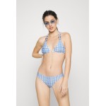 Kobiety BEACH TROUSER | Seafolly AMALFI CHECK HIPSTER - Dół od bikini - amalfi blue/niebieski - YD79128
