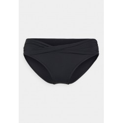 Kobiety BEACH_TROUSER | Seafolly COLLECTIVE TWIST BAND HIPSTER - Dół od bikini - black/czarny - XU97176