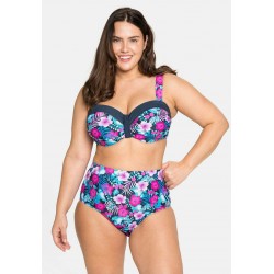 Kobiety BEACH_TROUSER | Sheego Dół od bikini - blau-pink/granatowy - YM94970