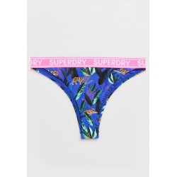 Kobiety BEACH_TROUSER | Superdry JUNGLE - Dół od bikini - blue aop/granatowy - RK40886