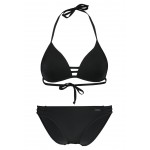 Kobiety BIKINI COMBINATION | Bruno Banani TRIANGLE ALEXA - Bikini - black/czarny - EQ73612