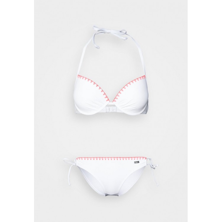 Kobiety BIKINI COMBINATION | Buffalo WIRE BANDEAU SET - Bikini - white/biały - UW91810
