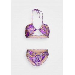 Kobiety BIKINI_COMBINATION | Cotton On Body FLOSS TOP HIGHWAISTED CHEEKY BOTTOM  - Bikini - purple shimmer/liliowy - BD92108