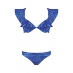 Kobiety BIKINI COMBINATION | Feba Swimwear SET - Bikini - niebieski z falbanką/błękit królewski - GT70993