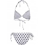 Kobiety BIKINI COMBINATION | Urban Classics PATTERN SET - Bikini - polkadots white/biały - CP13982