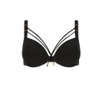 Kobiety BIKINI TOP | Feba Swimwear Góra od bikini - czarny, black, gold details/czarny - MF45392