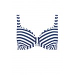 Kobiety BIKINI TOP | Feba Swimwear Góra od bikini - plus size - marynarskie pasy/granatowy - MX44846