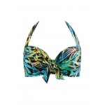 Kobiety BIKINI TOP | Feba Swimwear Góra od bikini - tropical print/zielony - CP15897