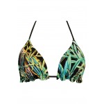 Kobiety BIKINI TOP | Feba Swimwear Góra od bikini - wyjmowane wkładki tropikalny print/zielony - FJ73772