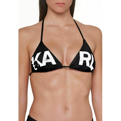Kobiety BIKINI_TOP | KARL LAGERFELD Góra od bikini - black/czarny - ZV44757