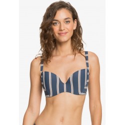 Kobiety BIKINI_TOP | Roxy MOONLIGHT SPLASH - Góra od bikini - mood indigo will stripes lurex/niebieski - YD58745