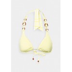 Kobiety BIKINI TOP | Seafolly AMALFI CHECK SLIDE - Góra od bikini - lime light/żółty - IS68541