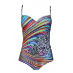 Kobiety ONE PIECE BEACHWEAR | Feba Swimwear Kostium kąpielowy - kolorowy tył panterka/wielokolorowy - WB21429