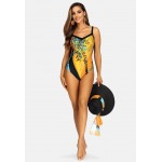 Kobiety ONE PIECE BEACHWEAR | Feba Swimwear MODELUJĄCY - Kostium kąpielowy - modelujący energetyczny orange/wielokolorowy - NR00683